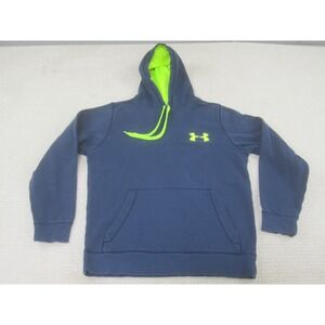 Under Armour Sweatshirt Mens‎ Small Blue Pullover Sweater Loose Fit Hoodie